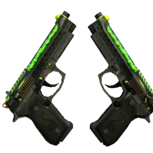 Dual Berettas | Cobra Strike (Minimal Wear)