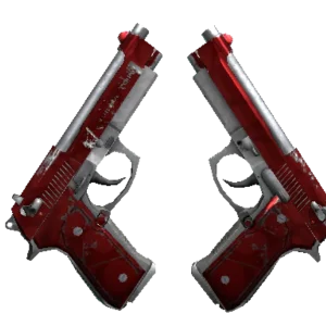 Dual Berettas | Hemoglobin (Field-Tested)
