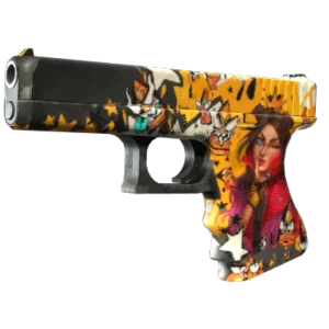 Glock-18 | Bullet Queen (Well-Worn)