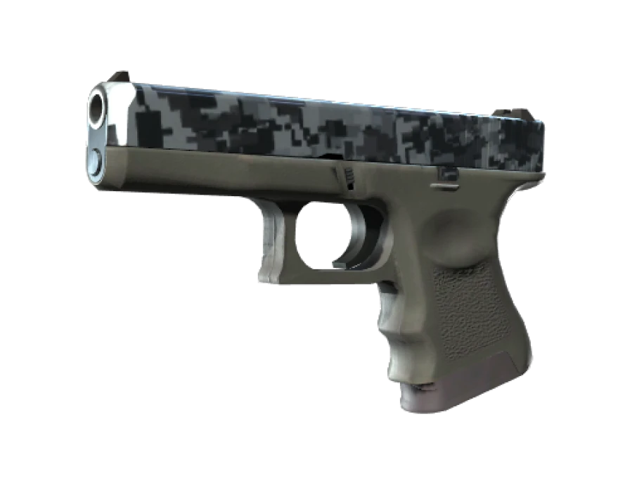 Glock-18 | Steel Disruption (Minimal Wear)