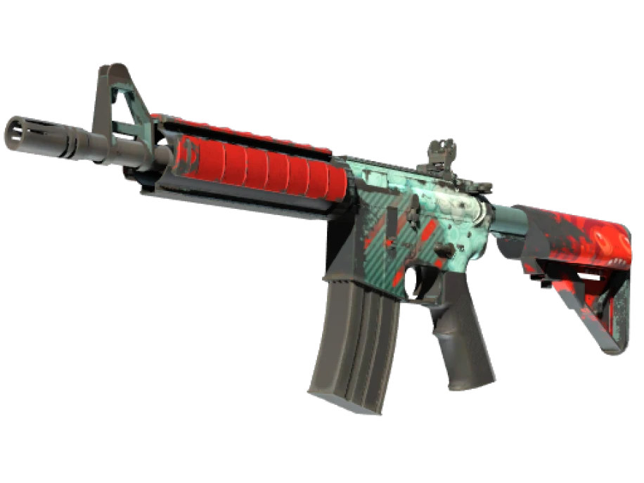 M4A4 | Bullet Rain (Well-Worn)