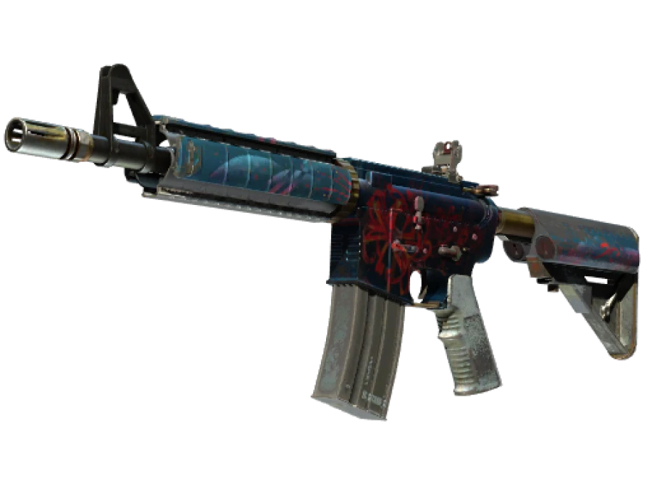 M4A4 | Spider Lily (Battle-Scarred)