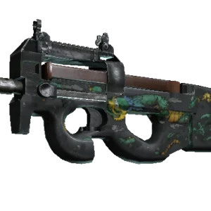 P90 | Emerald Dragon (Battle-Scarred)