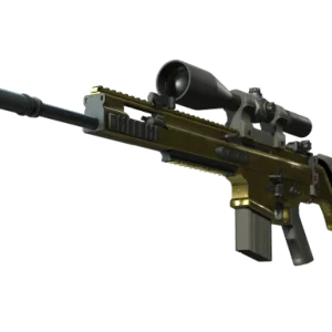 SCAR-20 | Brass (Well-Worn)