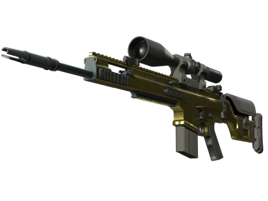 SCAR-20 | Brass (Well-Worn)
