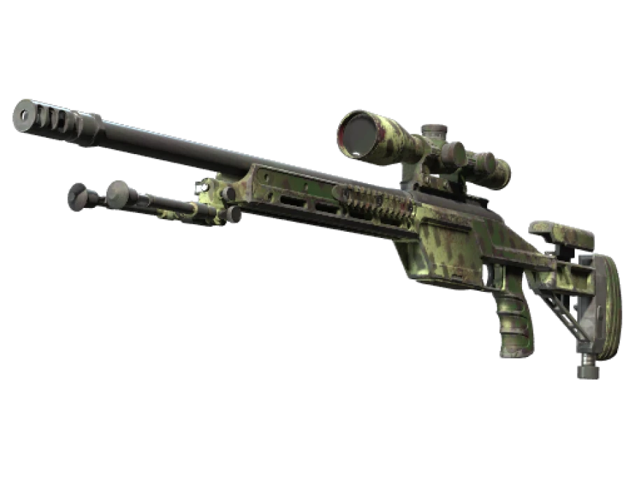SSG 08 | Lichen Dashed (Well-Worn)