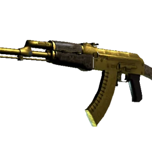 Souvenir AK-47 | Gold Arabesque (Battle-Scarred)