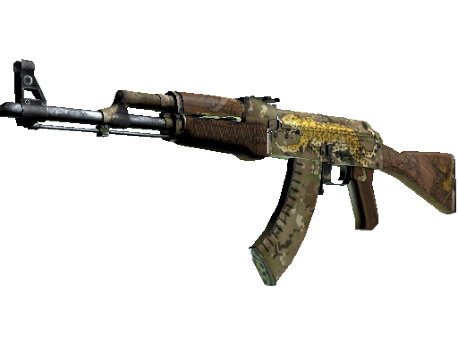 Souvenir AK-47 | Panthera onca (Well-Worn)