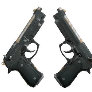 Souvenir Dual Berettas | Contractor (Well-Worn)