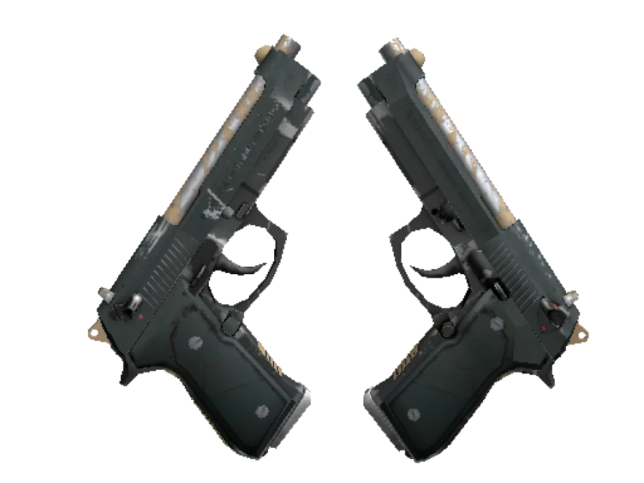 Souvenir Dual Berettas | Contractor (Well-Worn)