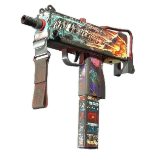 Souvenir MAC-10 | Derailment (Battle-Scarred)