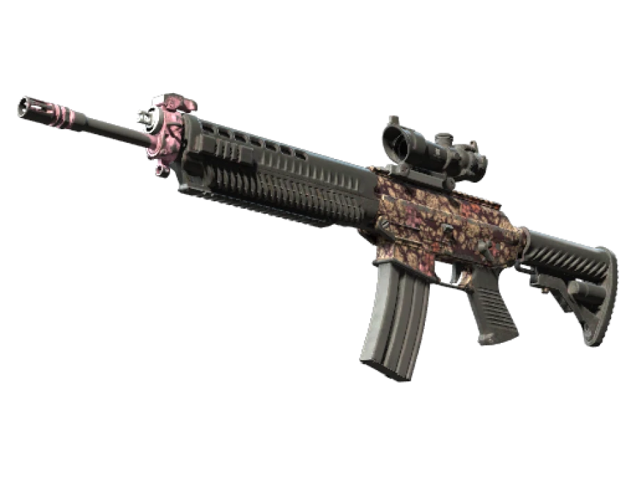 Souvenir SG 553 | Desert Blossom (Battle-Scarred)