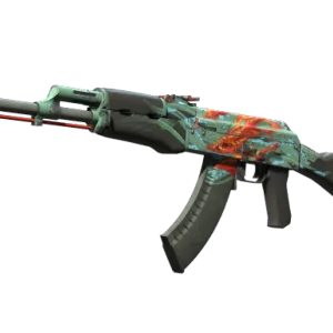 StatTrak™ AK-47 | Aquamarine Revenge (Well-Worn)