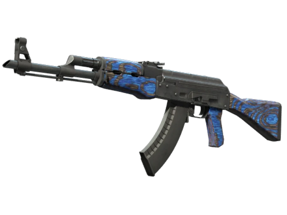 StatTrak™ AK-47 | Blue Laminate (Well-Worn)