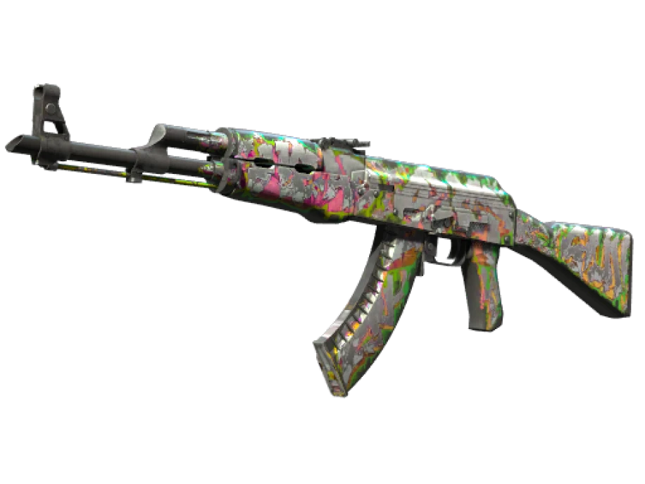 StatTrak™ AK-47 | Head Shot (Well-Worn)