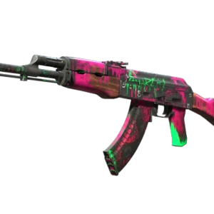 StatTrak™ AK-47 | Neon Revolution (Battle-Scarred)