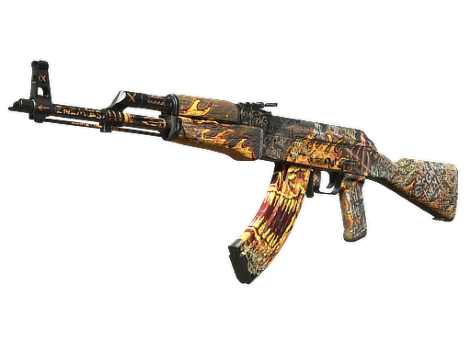 StatTrak™ AK-47 | Searing Rage (Minimal Wear)