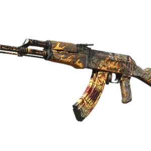 StatTrak™ AK-47 | Searing Rage (Well-Worn)