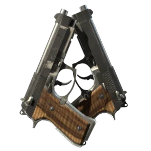 StatTrak™ Dual Berettas | Black Limba (Field-Tested)