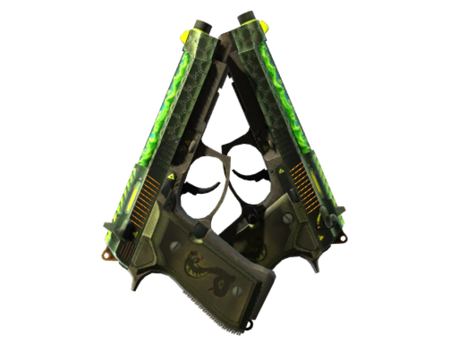 StatTrak™ Dual Berettas | Cobra Strike (Factory New)