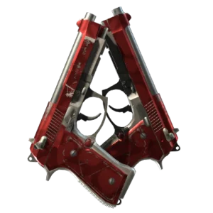 StatTrak™ Dual Berettas | Hemoglobin (Field-Tested)