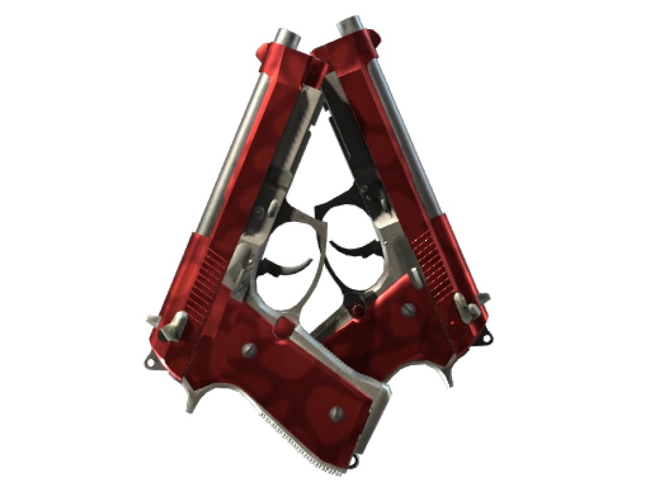 StatTrak™ Dual Berettas | Hemoglobin (Minimal Wear)
