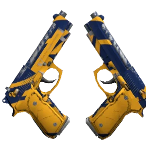 StatTrak™ Dual Berettas | Marina (Field-Tested)