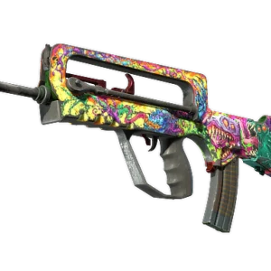 StatTrak™ FAMAS | Bad Trip (Battle-Scarred)
