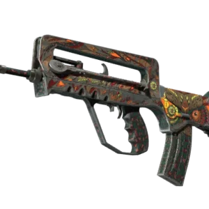 StatTrak™ FAMAS | Eye of Athena (Battle-Scarred)