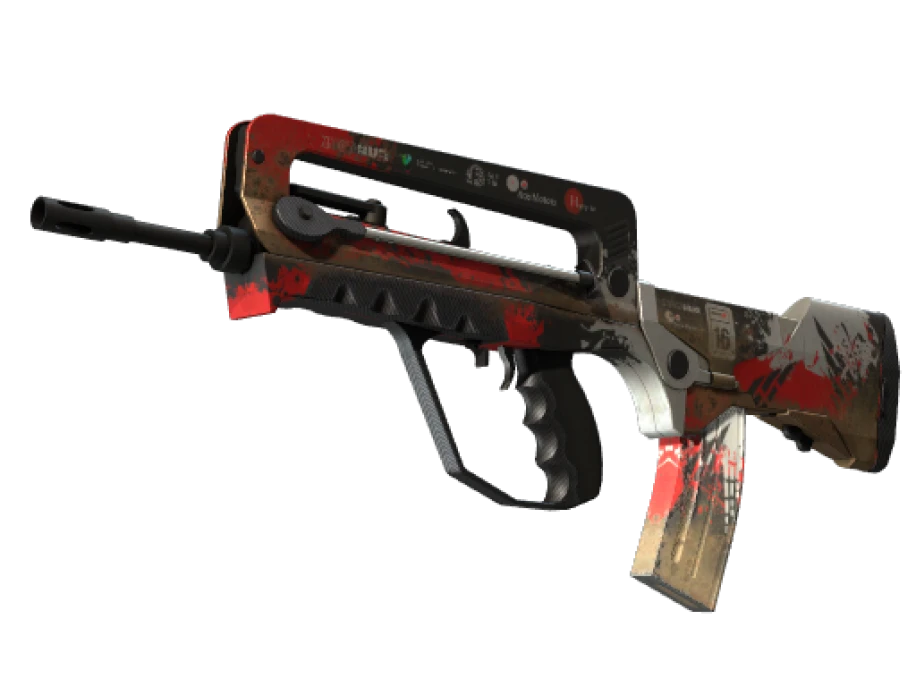 StatTrak™ FAMAS | Roll Cage (Well-Worn)