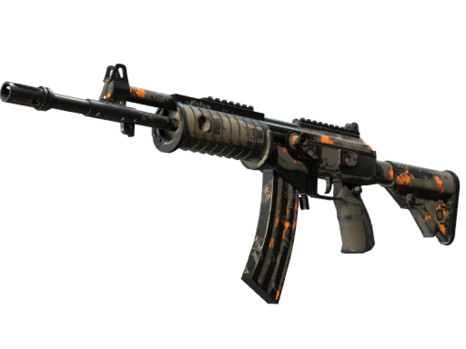 StatTrak™ Galil AR | Orange DDPAT (Battle-Scarred)