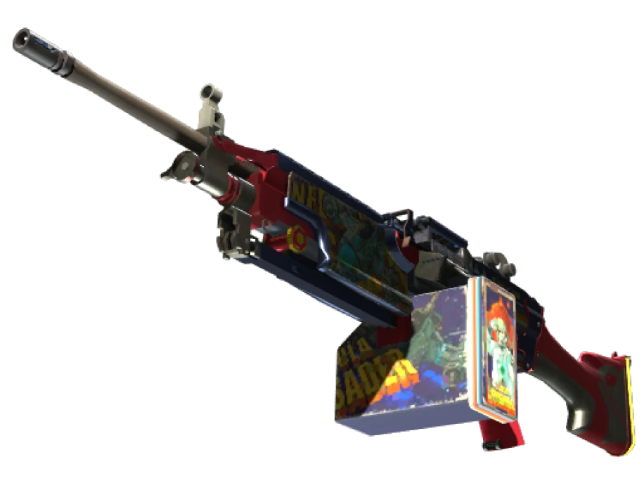 StatTrak™ M249 | Nebula Crusader (Minimal Wear)