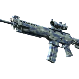 StatTrak™ SG 553 | Wave Spray (Minimal Wear)