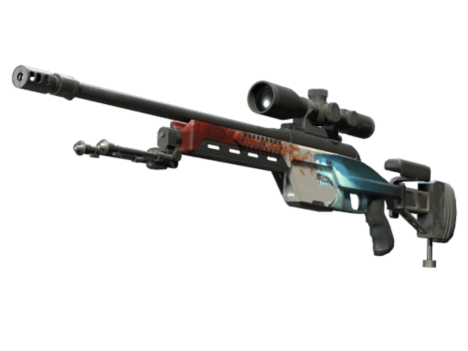 StatTrak™ SSG 08 | Blood in the Water (Minimal Wear)
