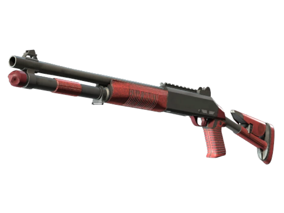 XM1014 | Red Leather (Minimal Wear)