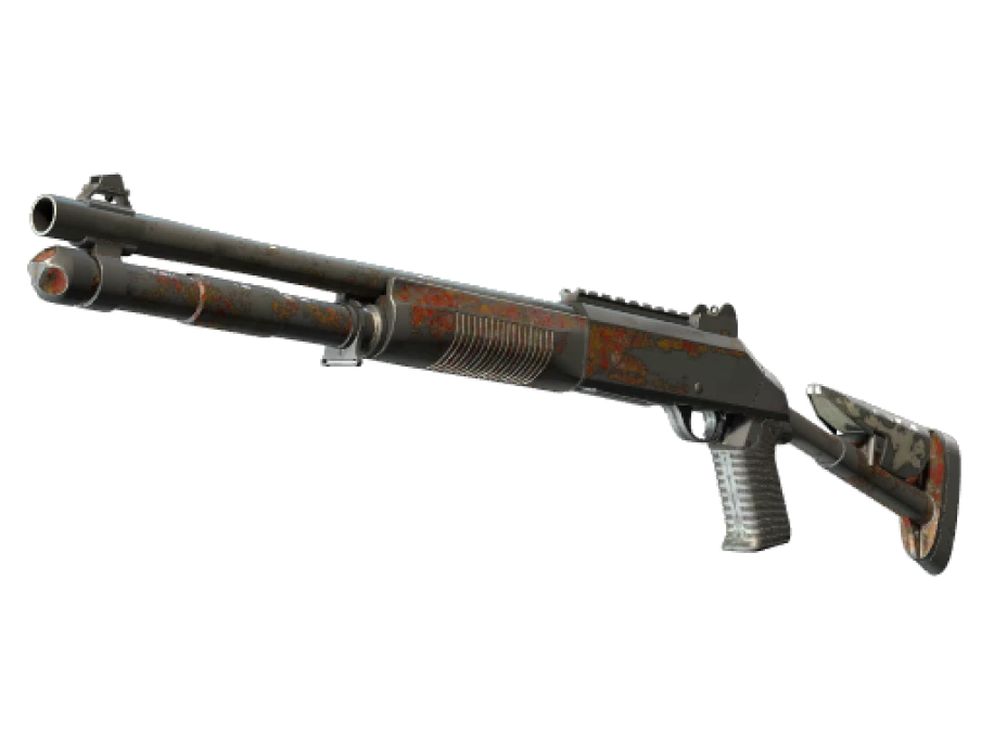 XM1014 | Red Python (Battle-Scarred)