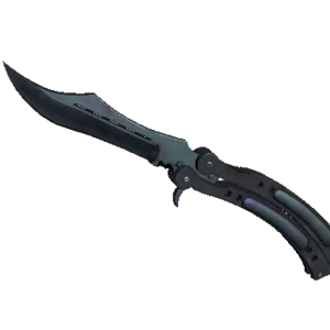 ★ Butterfly Knife | Blue Steel (Factory New)