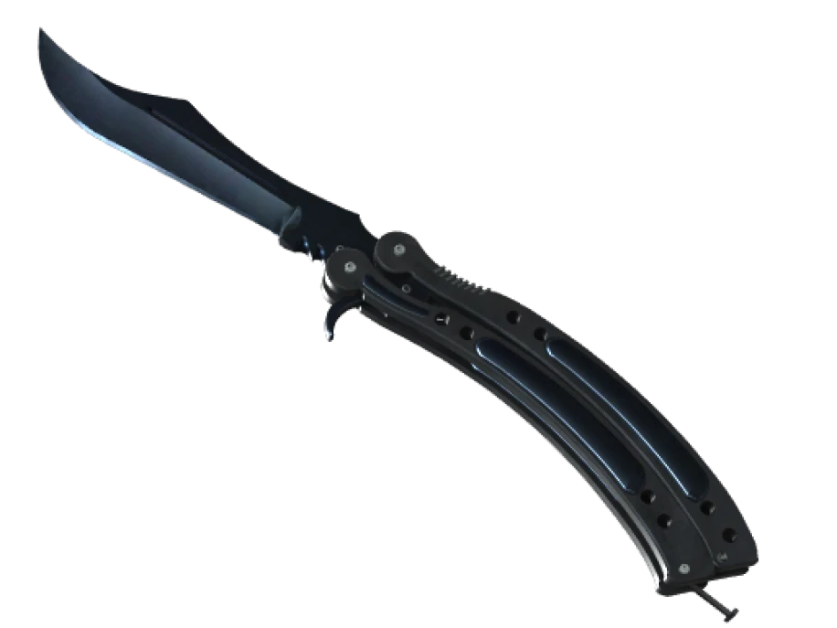 ★ Butterfly Knife | Blue Steel (Field-Tested)