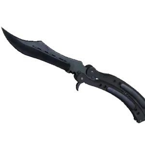 ★ Butterfly Knife | Blue Steel (Well-Worn)