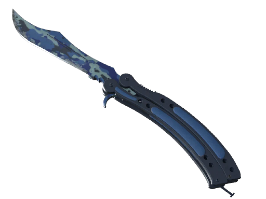 ★ Butterfly Knife | Bright Water (Well-Worn)
