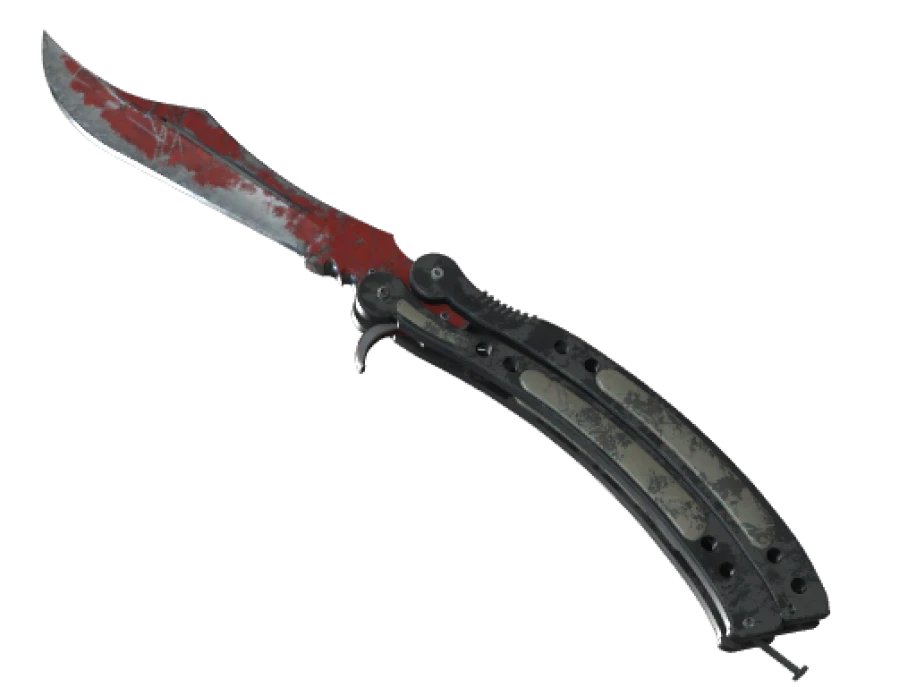 ★ Butterfly Knife | Crimson Web (Battle-Scarred)