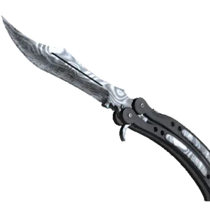★ Butterfly Knife | Damascus Steel (Well-Worn)