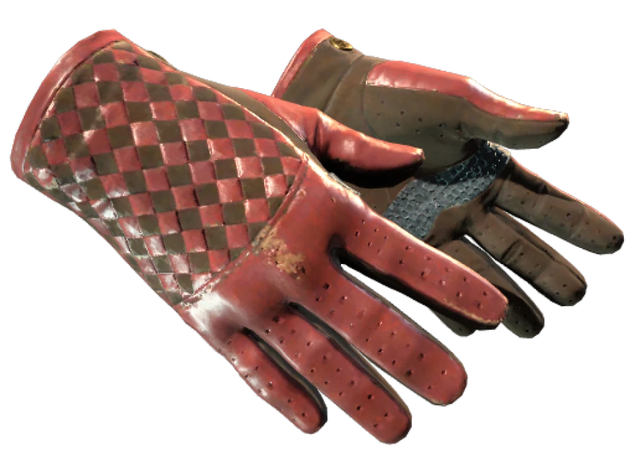 ★ Driver Gloves | Crimson Weave (Well-Worn)