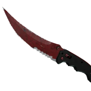 ★ Flip Knife | Crimson Web (Well-Worn)