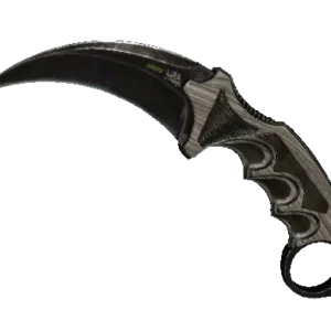 ★ Karambit | Black Laminate (Battle-Scarred)