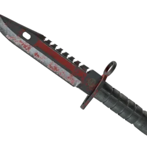 ★ M9 Bayonet | Crimson Web (Battle-Scarred)