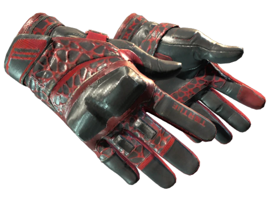 ★ Moto Gloves | Blood Pressure (Well-Worn)