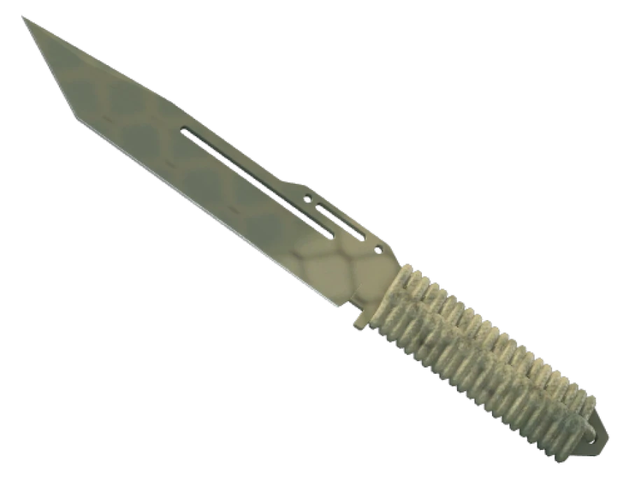 ★ Paracord Knife | Safari Mesh (Minimal Wear)