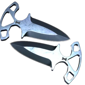 ★ Shadow Daggers | Blue Steel (Well-Worn)