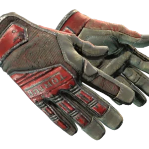 ★ Specialist Gloves | Crimson Web (Battle-Scarred)